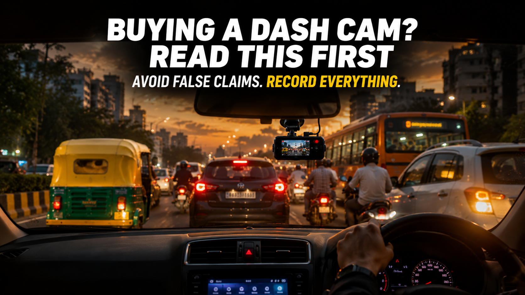 Best Dash Cams for Indian Roads