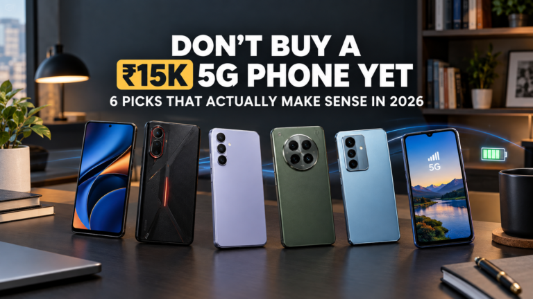 Best 5G Smartphones Under 15000 in India (2026)