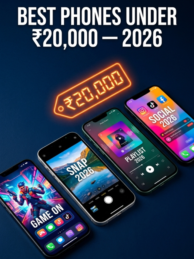 Best Smartphones Under 20000 in India In 2026